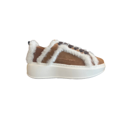 Alexander Smith WHW 8378 CNG WEMBLEY HIGH Sneakers Donna Stringate Cognac