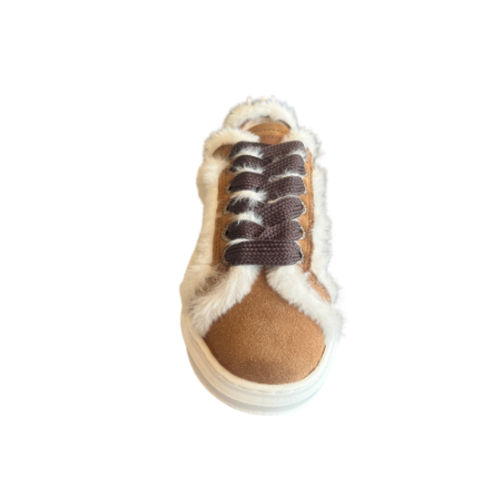 Alexander Smith WHW 8378 CNG WEMBLEY HIGH Sneakers Donna Stringate Cognac