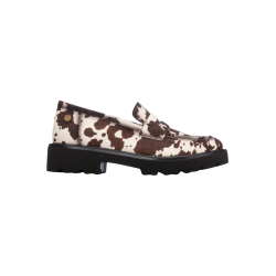 XTI 146255 Mocassino Donna Eco Pelle Panna Marrone