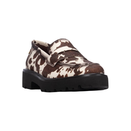XTI 146255 Mocassino Donna Eco Pelle Panna Marrone