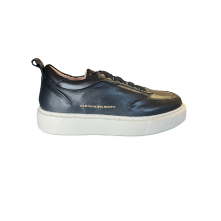 Alexander Smith YKM 0108 YORK Sneakers Uomo Con lacci Elastici Black