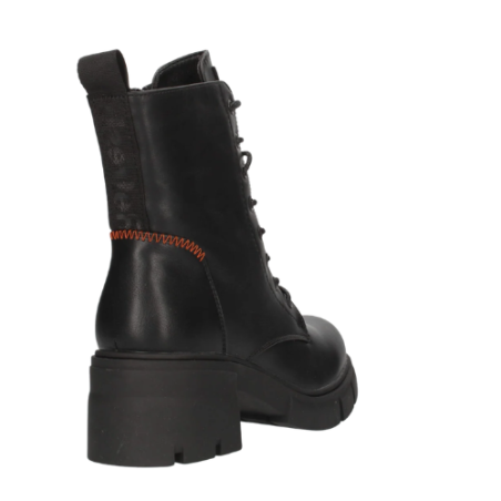 Refresh 170919 Stivaletti Donna Stringati Tacco Medio con Zip Black