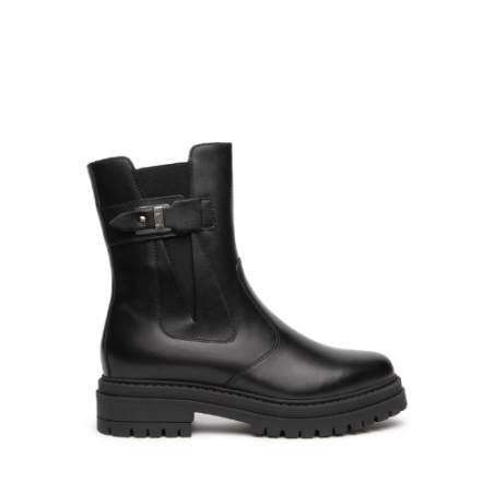 Nero Giardini I618020D GUANTO Stivaletto Donna Con Zip Laterale Nero