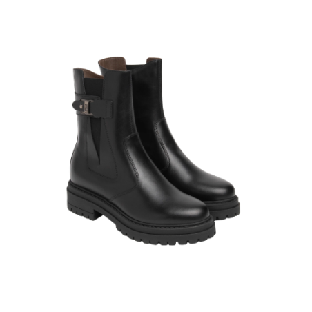 Nero Giardini I618020D GUANTO Stivaletto Donna Con Zip Laterale Nero