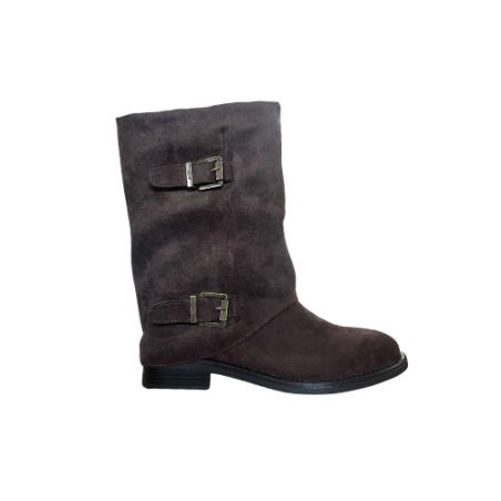 Gold & Gold FE13 Stivaletto Donna Tacco Basso Caffè