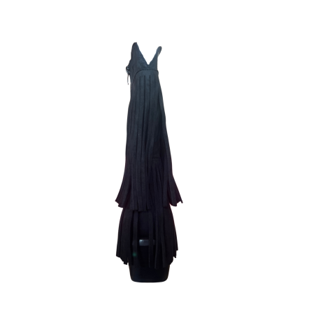 Gold & Gold FE32 Texano Donna Tacco Medio Con Zip Laterale Nero