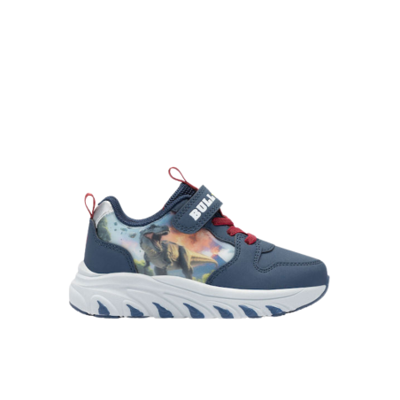 Bull Boys DNAA5289A00 T-REX Sneakers Bambino Con Strappo e Lacci Elastici Blu