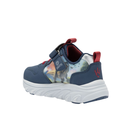 Bull Boys DNAA5289A00 T-REX Sneakers Bambino Con Strappo e Lacci Elastici Blu