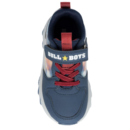 Bull Boys DNAA5289A00 T-REX Sneakers Bambino Con Strappo e Lacci Elastici Blu