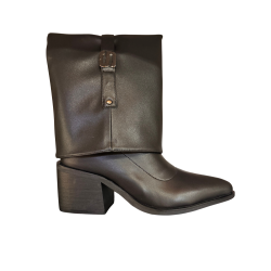 Paciotti 4US 4K2645 Stivale Alto Donna Fibbie Laterali Black 2