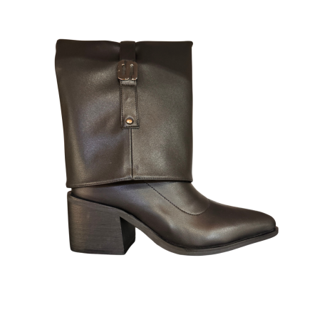 Paciotti 4US 4K2645 Stivale Alto Donna Fibbie Laterali Black