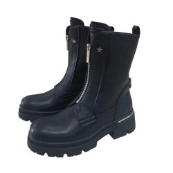 Paciotti 4US 4BX295 Stivaletto Donna con Zip Frontale Black 2