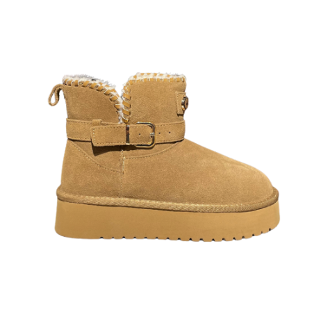 Paciotti 4US 4BV322 Stivaletto Mammut Donna Platform Cuoio
