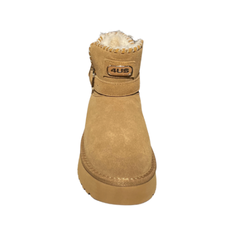 Paciotti 4US 4BV322 Stivaletto Mammut Donna Platform Cuoio