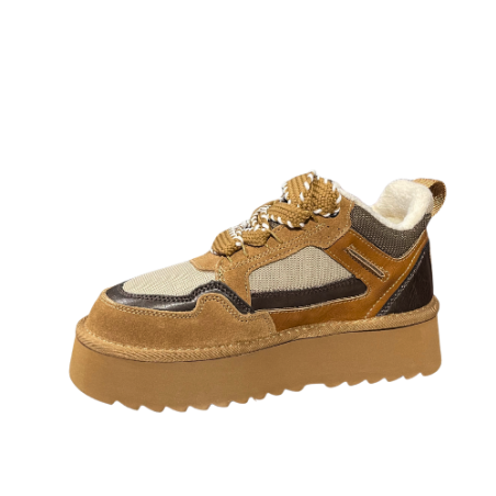 Paciotti 4US BV320  Scarpa Stivaletto Mammut Stringata Platform Donna Cuoio