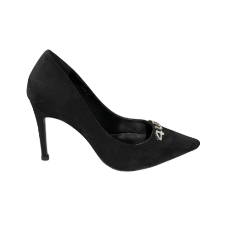 Paciotti 4US 4K2659 Décolleté Donna Scamosciata Tacco Alto  Black