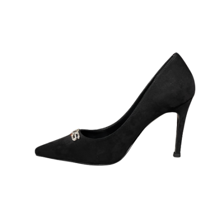 Paciotti 4US 4K2659 Décolleté Donna Scamosciata Tacco Alto  Black
