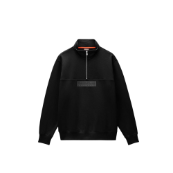 Napapijri NP0A8B339411 B-BOX LOGO HZ Felpa Da Uomo Con Mezza Zip Black
