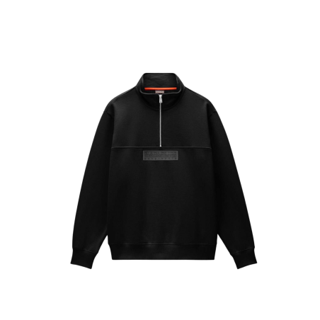 Napapijri NP0A8B339411 B-BOX LOGO HZ Felpa Da Uomo Con Mezza Zip Black