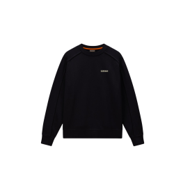 Napapijri NP0A8AHF9411 B-TEZA C Felpa Da Uomo Girocollo Con stampa Su Retro Black