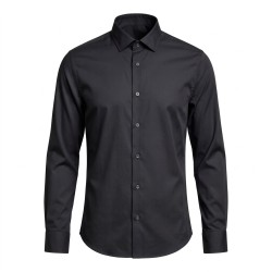 Urban Ring UR9130001 Camicia Uomo Popeline No Iron Nero
