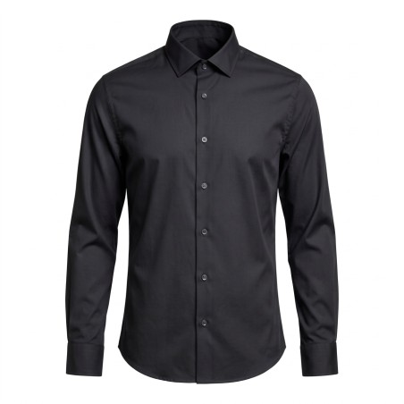 Urban Ring UR9130001 Camicia Uomo Popeline No Iron Nero