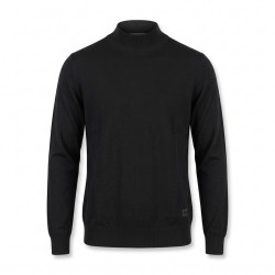 Urban Ring UR9100002 Maglioncino Uomo Mezzo Collo Viscosa Nero