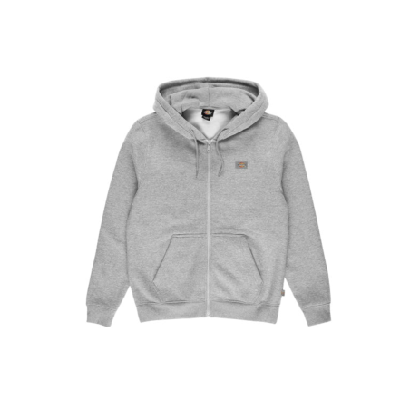 Dickies DK0A4XD3HG01 OAKPORT ZIP HOODIE Felpa Uomo Con Cappuccio Grigio