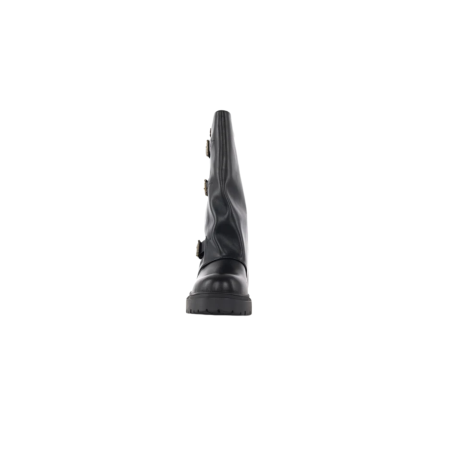 Laura Biagiotti 9889 Stivaletto Donna Con Fibbie Nero