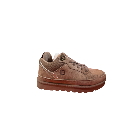Laura Biagiotti 9848 Sneaker Donna Eco Pelliccia Beige