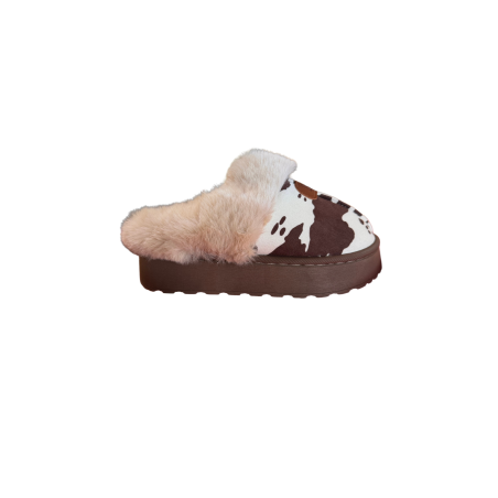 Laura Biagiotti 9867 Pantofola Donna Eco Pelliccia Muccato