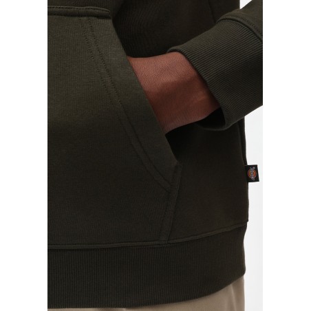 Dickies DK0A4XCDL951 OAKPORT HOODIE Felpa Uomo Con Cappuccio Verde