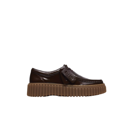 CLARKS Tothill Bee 26186667 Mocassino Donna In Vera Pelle Con Lacci Marrone