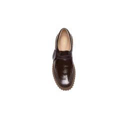 CLARKS Tothill Bee 26186667 Mocassino Donna In Vera Pelle Con Lacci Marrone 2