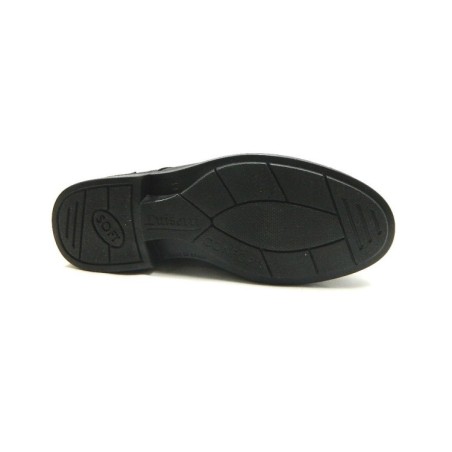 LUISETTI 26851 Scarpe Uomo Stringate in Vera Pelle Nero