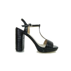 MARIAMARE 67116 Sandali Donna con Tacco Alto Nero