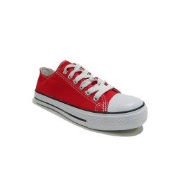 QUEEN HELENA X17-36 Scarpe Donna Sneakers Stringate Rosso  2