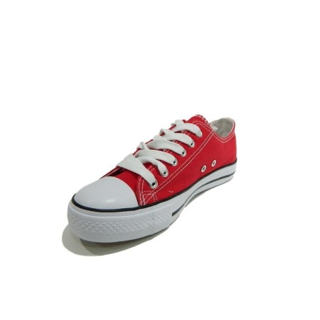 QUEEN HELENA X17-36 Scarpe Donna Sneakers Stringate Rosso 