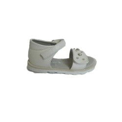 Canguro C60141 Scarpe Bambina Sandali Primi Passi Bianco
