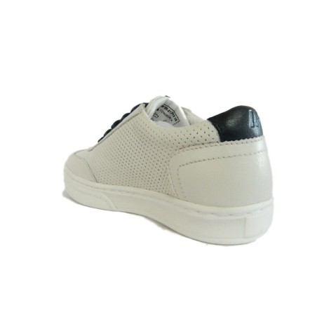 Lumberjack Seattle SB28705 Scarpe Bambino Sneakers Vera Pelle Bianco