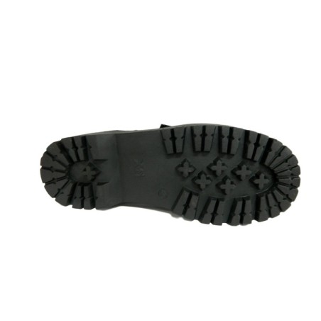 Xti 49408 Scarpe Donna Stivaletti Anfibi Platform con Fibbie Nero