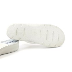 INBLU RH 33 Ciabatte Uomo Sabot Traforati Bianco 2