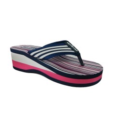 DM Virka Ciabatte Donna Infradito Mare Casa in Gomma con Zeppa Media  2