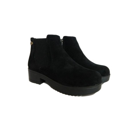 XTI Kids 57372 Stivaletti Bambina Suede Nero