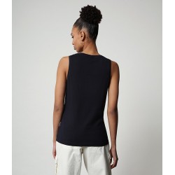 Napapijri NA4FAG Silea Top Canotta Donna Cotone Blu Notte Pink 2