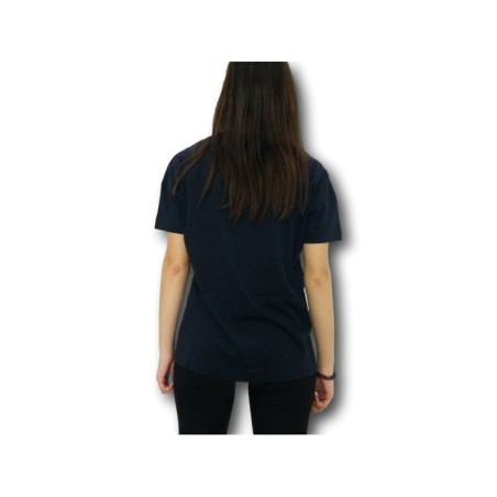 Napapijri NA4FAF Silea T-Shirt Donna Cotone Blu Notte Pink