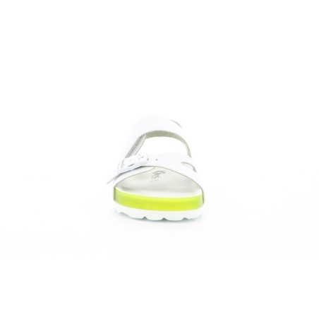 Kickers SUNKRO Sandali Bambina con Strappo Bianco Giallo