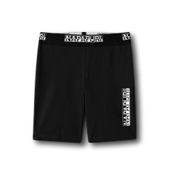 Napapijri NA4F55 N-Box Leggins Corto Donna in Cotone Nero