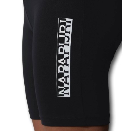 Napapijri NA4F55 N-Box Leggins Corto Donna in Cotone Nero
