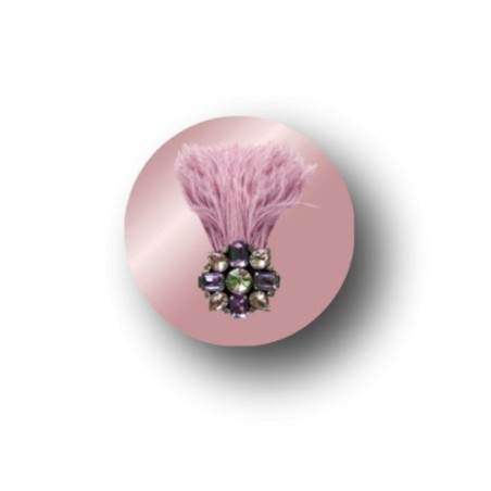 NO GIFT MORE LOVE GD020 Felpa Donna Cotone Garzato con Accessorio Nero